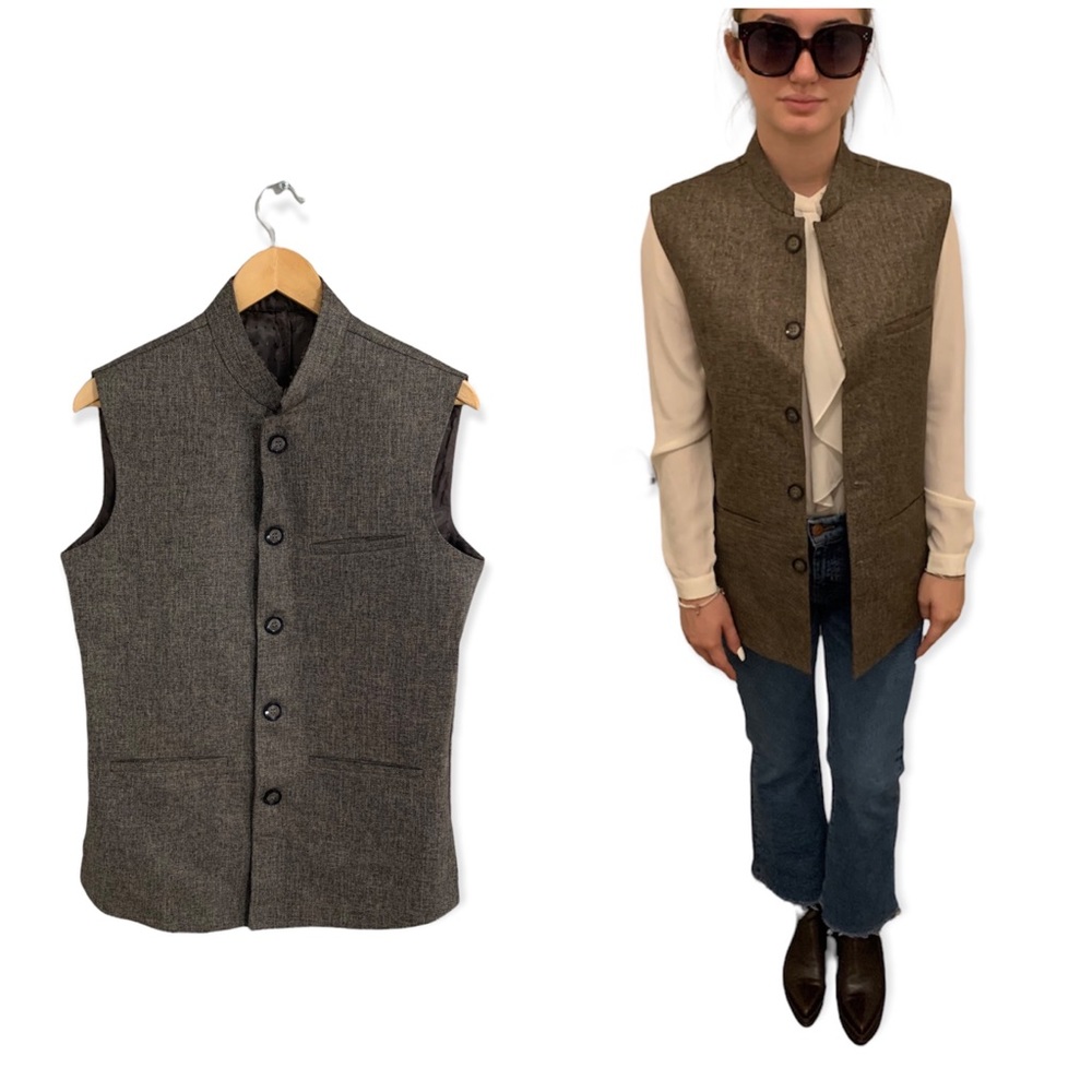 Vintage Annie Hall Style Vest Waistcoat